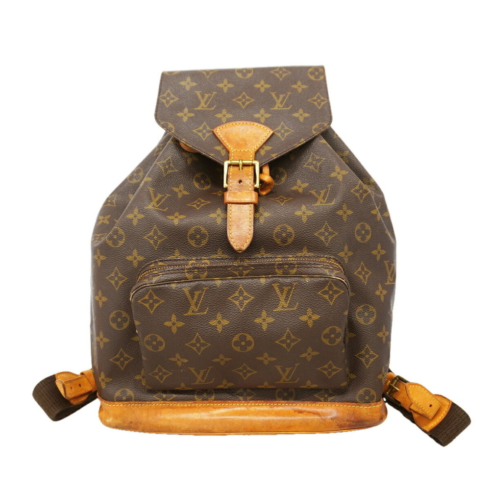 Louis Vuitton Monogram Montsouris GM Backpack/Daypack M51135 Brown (Women's)